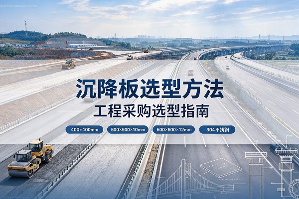 渝水沉降板选择方法