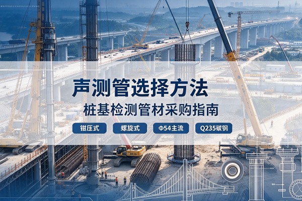 渝水声测管选型标准