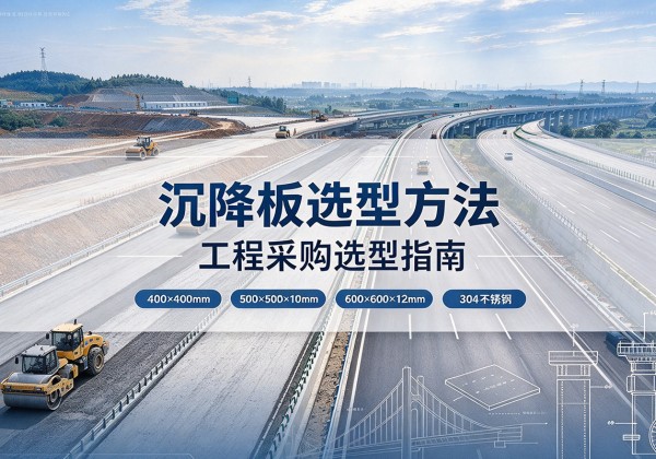 渝水沉降板选择方法